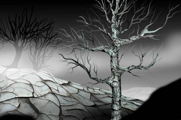 Creation of Foggy landscape: Step 8
